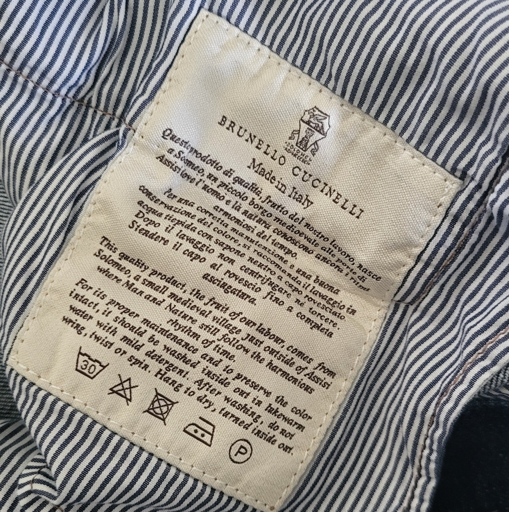 Brunello Cucinelli Blue Denim Jeans